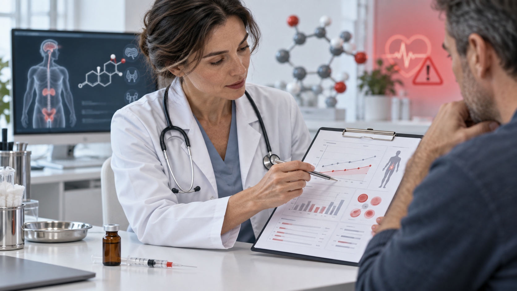 Testosteron Enanthaat illustratie