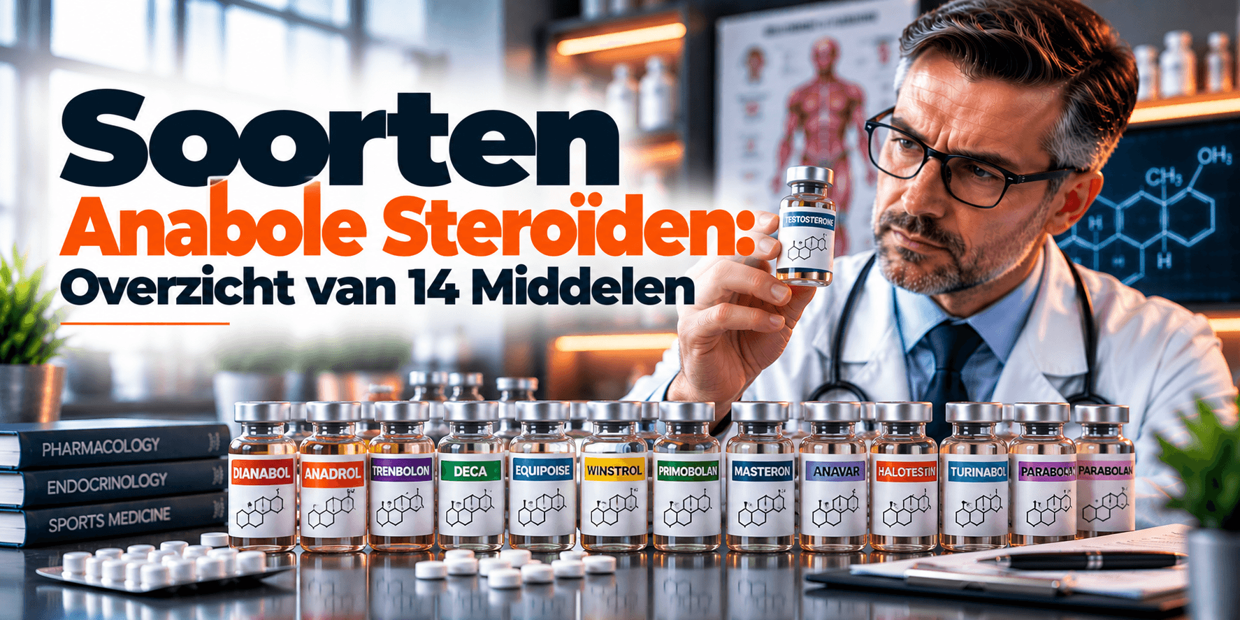 Soorten Anabole Steroïden: Overzicht van 14 Middelen